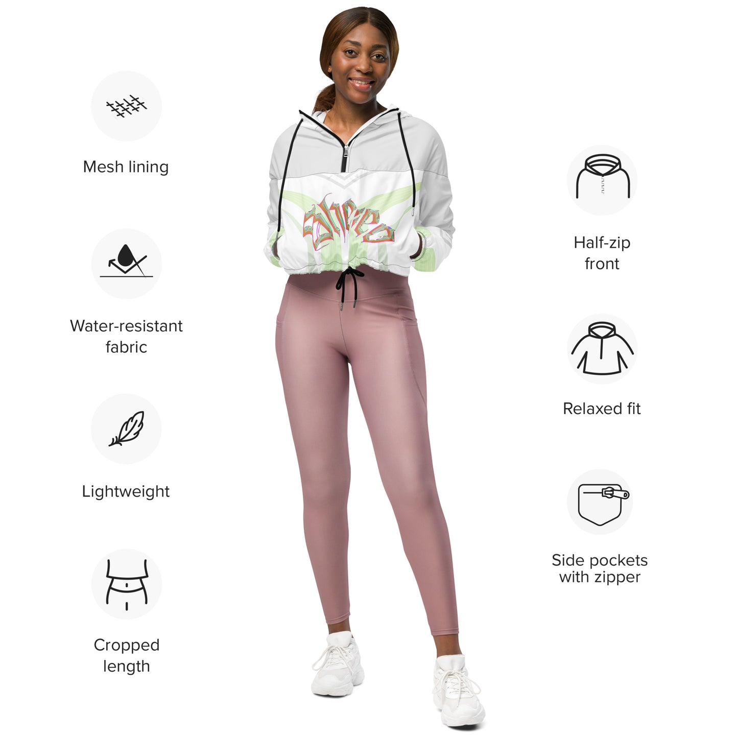 She-eo Cropped Windbreaker