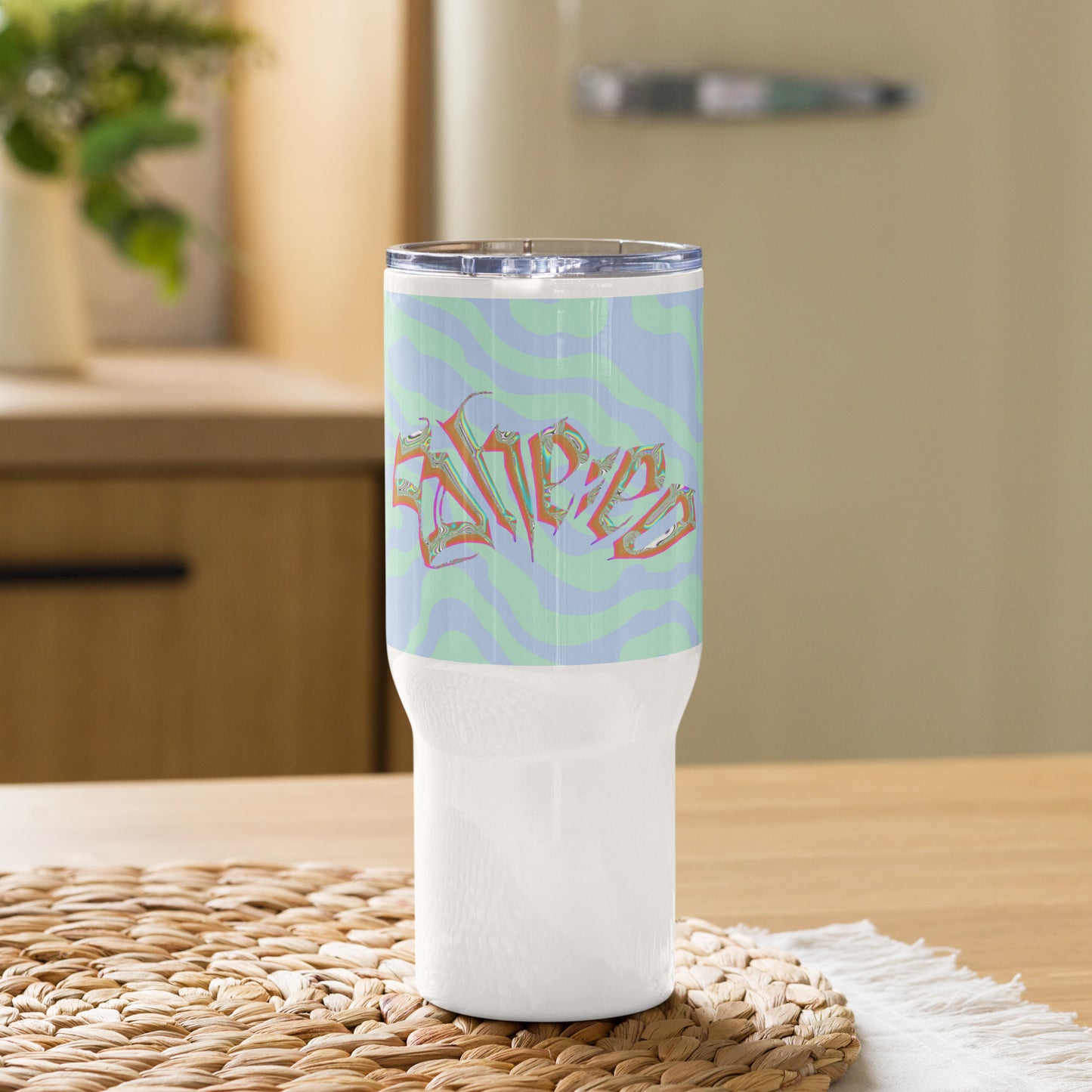 She-eo Travel mug with a handle
